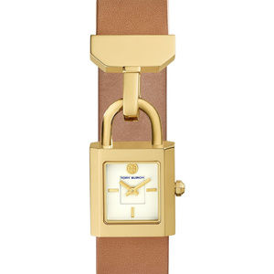 NWOT Tory Burch Women's Surrey Light Brwn Leather